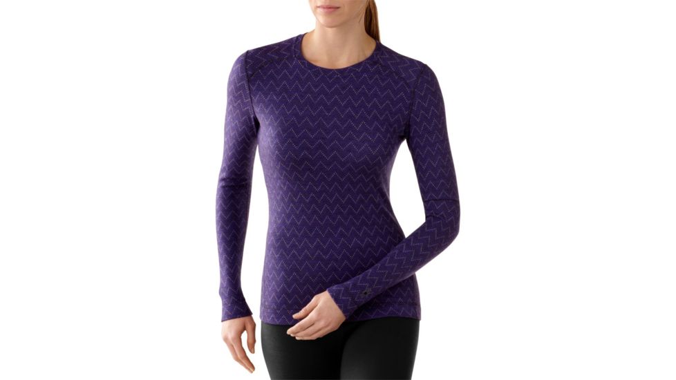 Smartwool NTS Mid 250 Crew - Women's-Pattern Imperia /Silver-Small