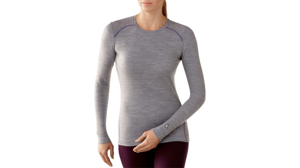 Smartwool NTS Mid 250 Crew - Women's-Silver Grey Heather-Small