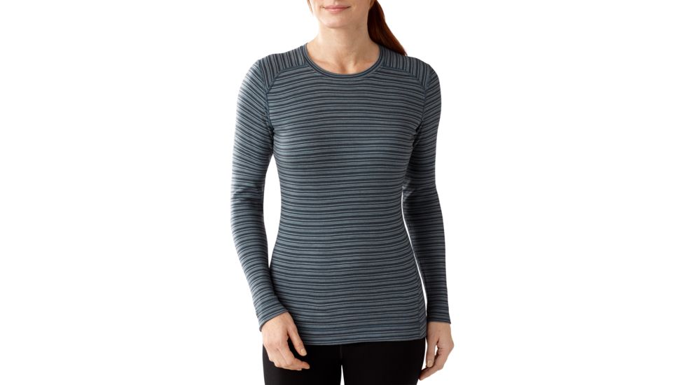 Smartwool NTS Mid 250 Crew - Womens-Pattern Sea Pine Heather-Large