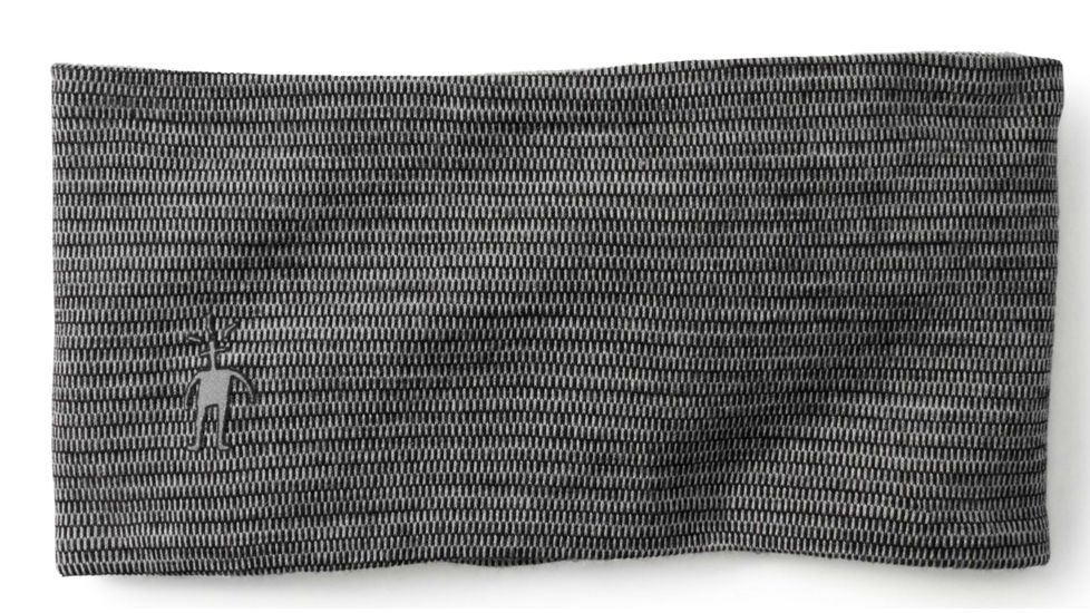 Smartwool NTS Mid 250 Reversible Headband-Black/Light Gray