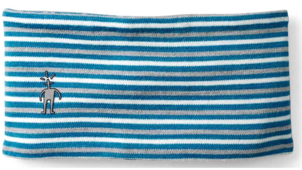 Smartwool NTS Mid 250 Reversible Headband-Glacial Blue Heather