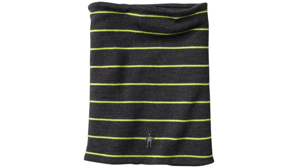 Smartwool NTS Mid 250 Reversible Neck Gaiter-Charcoal Grey Heather