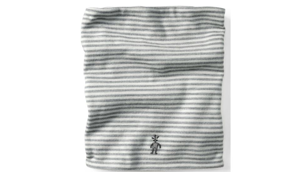Smartwool NTS Mid 250 Reversible Neck Gaiter - Men's -Light Gray Heather/Natural