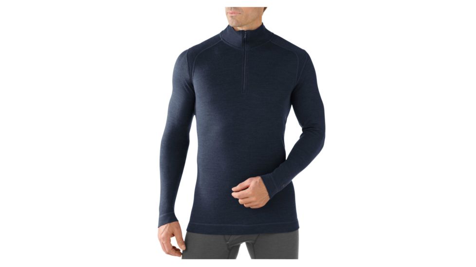 Smartwool NTS Mid 250 Zip T - Men's-Large-Deep Navy