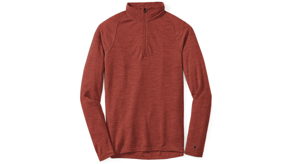 Smartwool NTS Mid 250 Zip T - Men's-X-Large-Moab Rust Heather