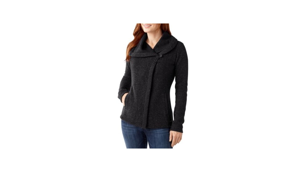 Smartwool Odessa Lake Wrap - Womens, Charcoal Heather, Extra Small, SW0SF184010XS