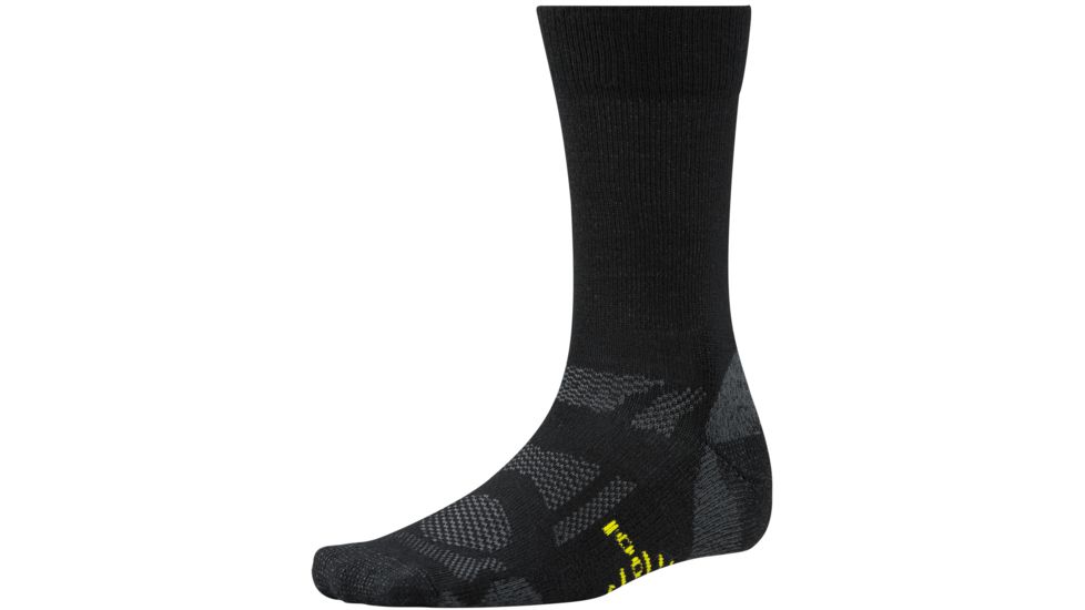 Smartwool Outdoor Sport Light Crew Sock - Men's-Black-Medium