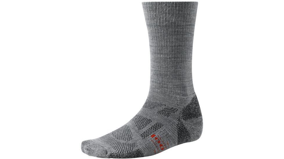 Smartwool Outdoor Sport Light Crew Sock - Men's-Medium Gray-X-Large
