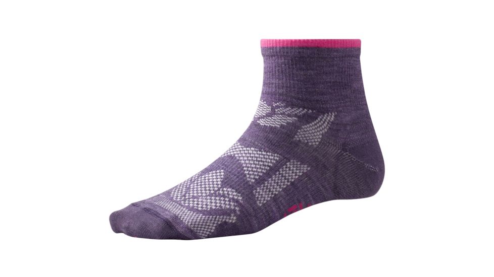 Smartwool Outdoor Sport Ultra Light Mini Sock - Women's-Desert Purple-Large