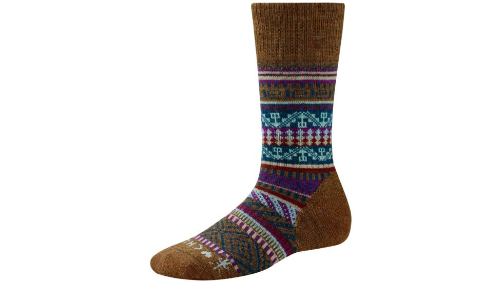 Pasto Medium Crew Sock - Womens-Caramel Heather-Medium