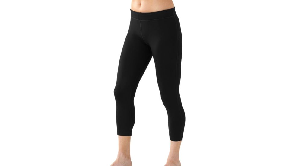 Smartwool PhD Capri - Women's-Black-Small