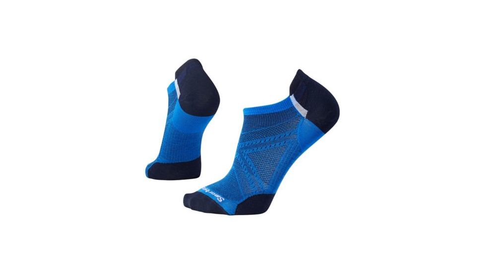 Smartwool PhD Cycle Ultra Light Micro Sock - Men's, Bright Blue, Large SW001106378-L