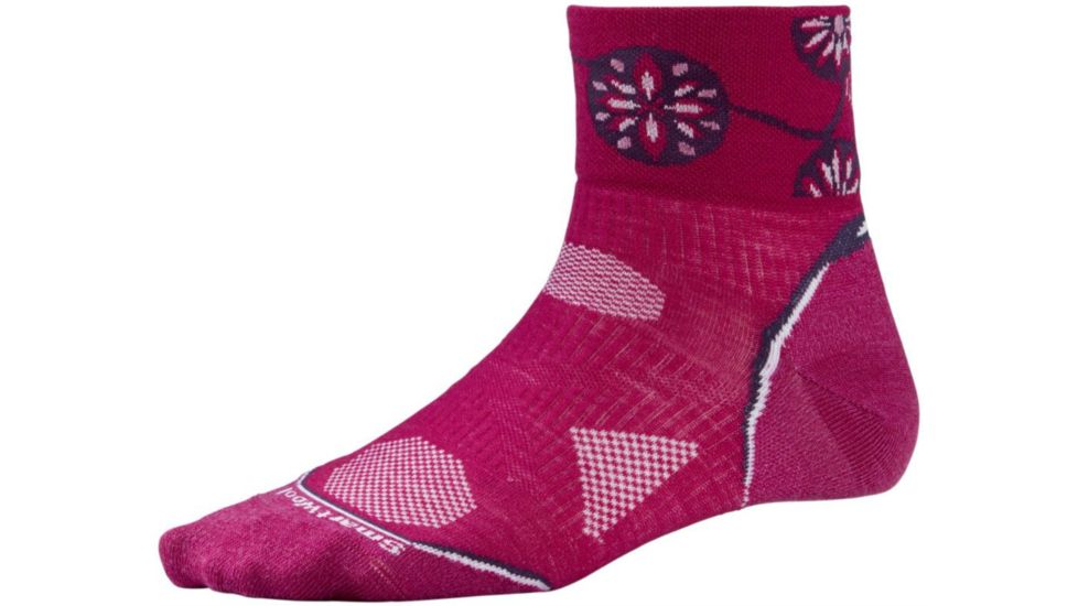 PhD Cycle Ultra Light Mini Sock - Womens-Berry/Purple-Small