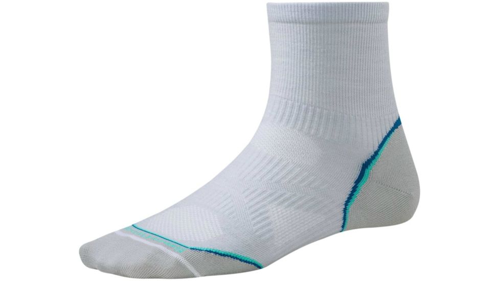 PhD Cycle Ultra Light Mini Sock - Womens-Silver-Small