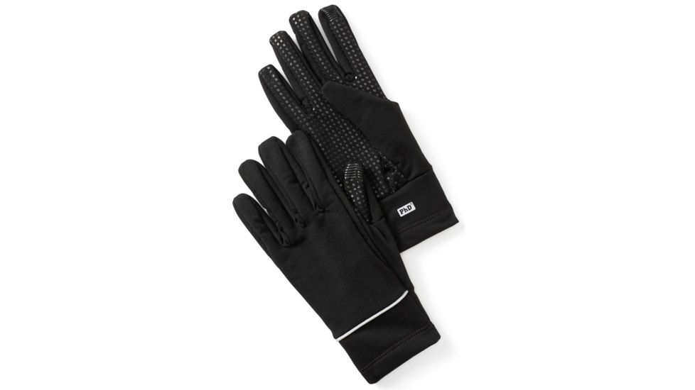 Smartwool PhD Hyfi Training Glove - Men's-Black-Small