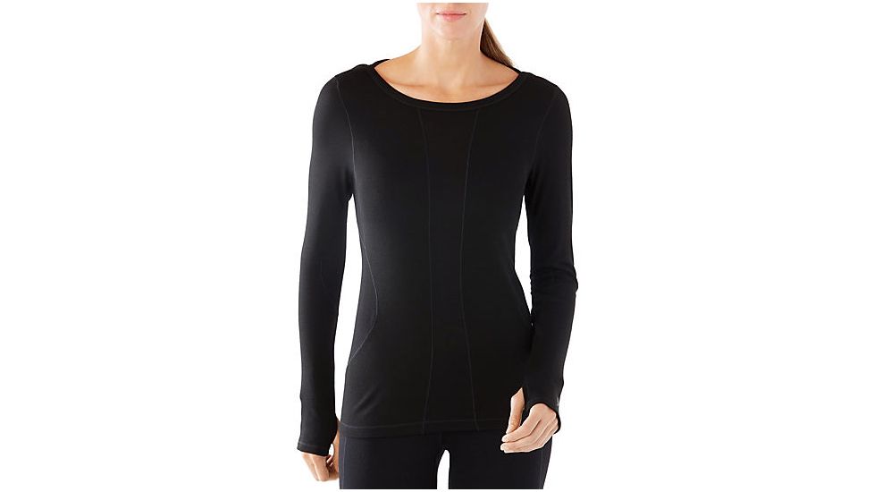 Smartwool PhD Light Long Sleeve, Black, Medium, SW015088001M