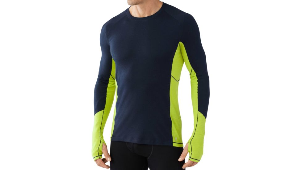 Smartwool PhD Light Long Sleeve Top - Men's -Deep Navy-Small