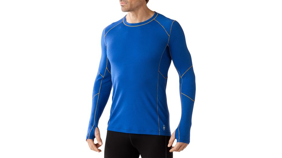 Smartwool PhD Light Long Sleeve Top - Mens -Bright Blue-Large