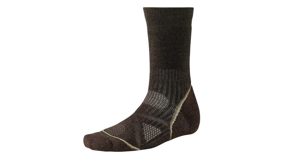 Smartwool PhD Outdoor Heavy Crew Sock - Men's-Chestnut-Large