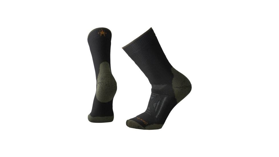 Smartwool PhD Outdoor Heavy Crew - Unisex, Black, Medium, SW001073001-M