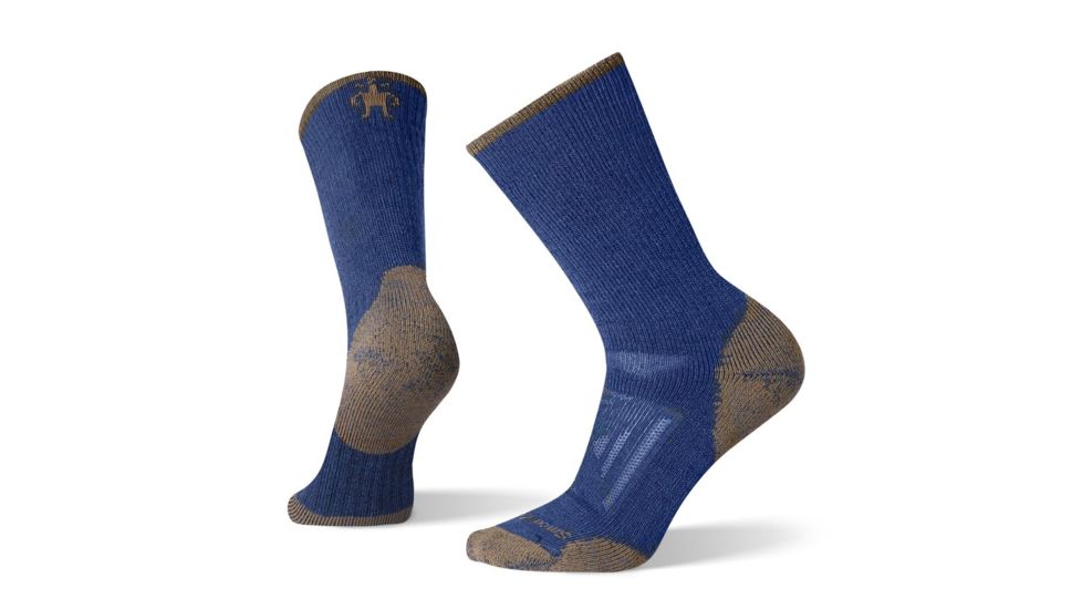 Smartwool PhD Outdoor Heavy Crew Socks, Alpine Blue, Large, SW001073B25-L