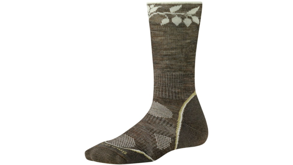 PhD Outdoor Light Crew Sock - Womens-Taupe Heather-Small