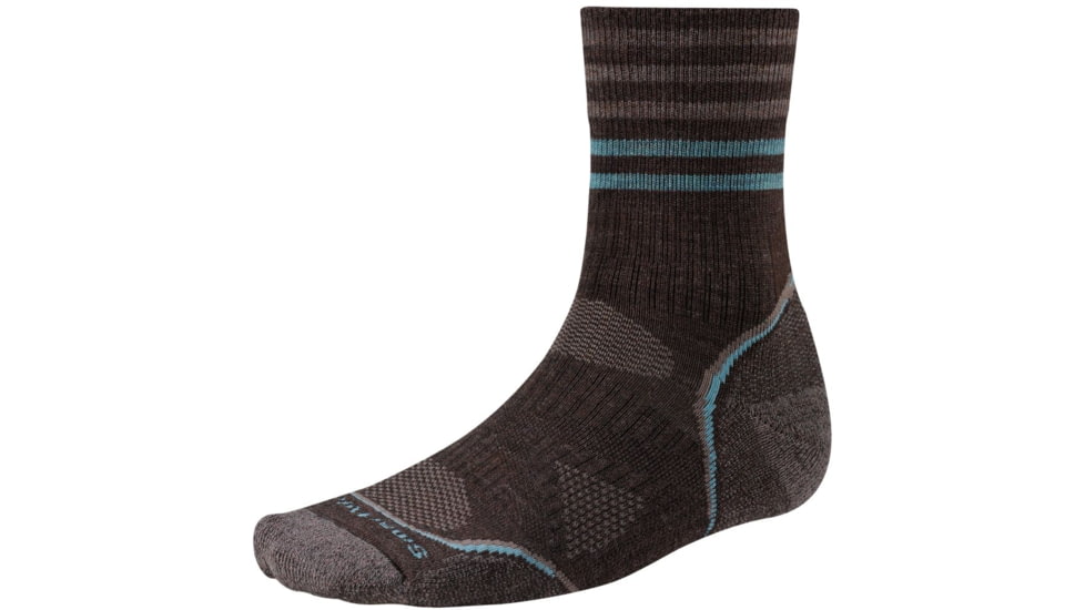 Smartwool PhD Outdoor Light Mid Crew Sock - Mens-Pattern Chestnut-Large