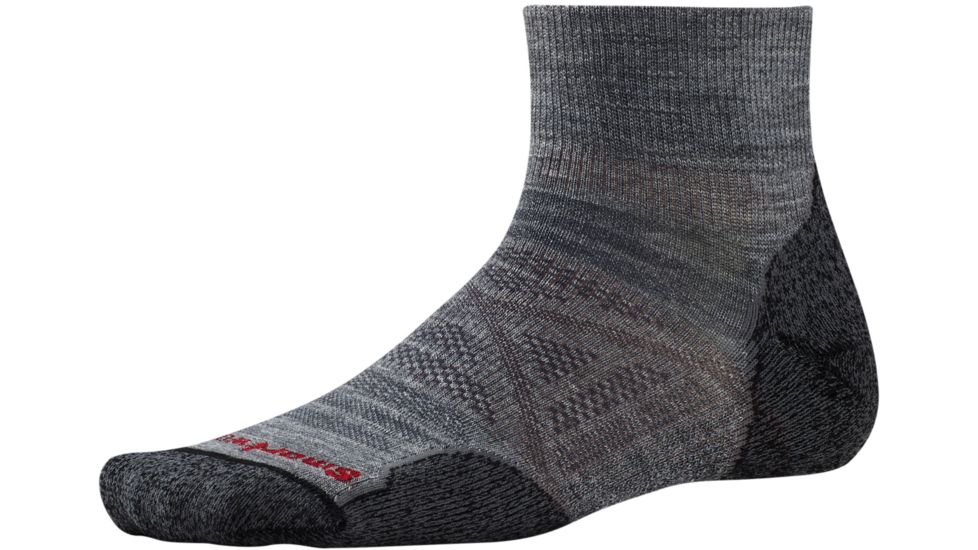 Smartwool PhD Outdoor Light Mini Sock - Men's-Medium Gray-Medium