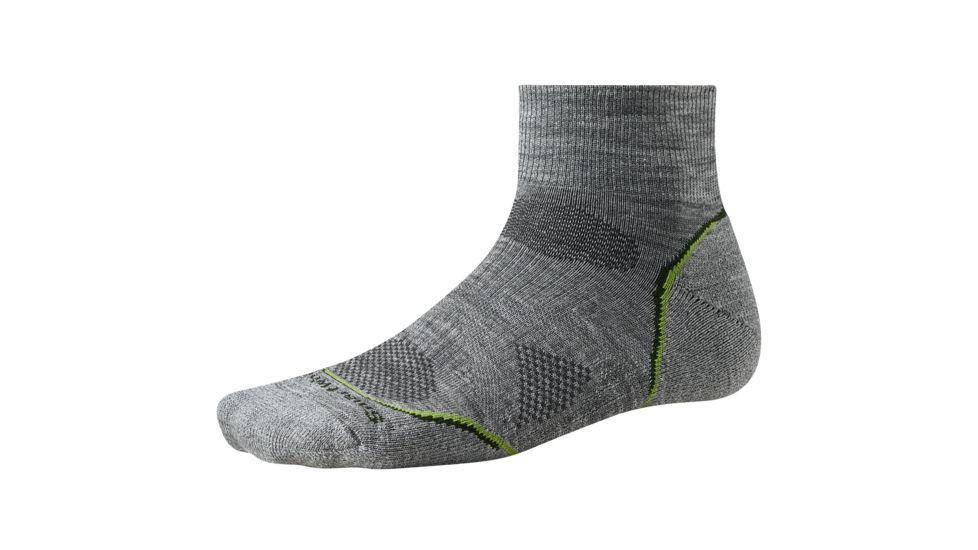Smartwool PhD Outdoor Light Mini Sock - Men's-X-Large-Light Grey