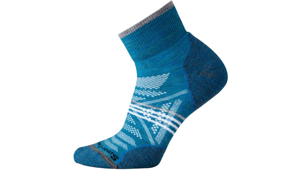 Smartwool PhD Outdoor Light Mini Sock - Women's-Glacial Blue-Medium