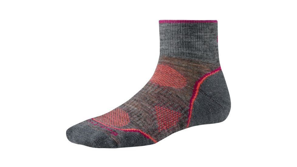 Smartwool PhD Outdoor Light Mini Sock - Women's-Small-Medium Grey