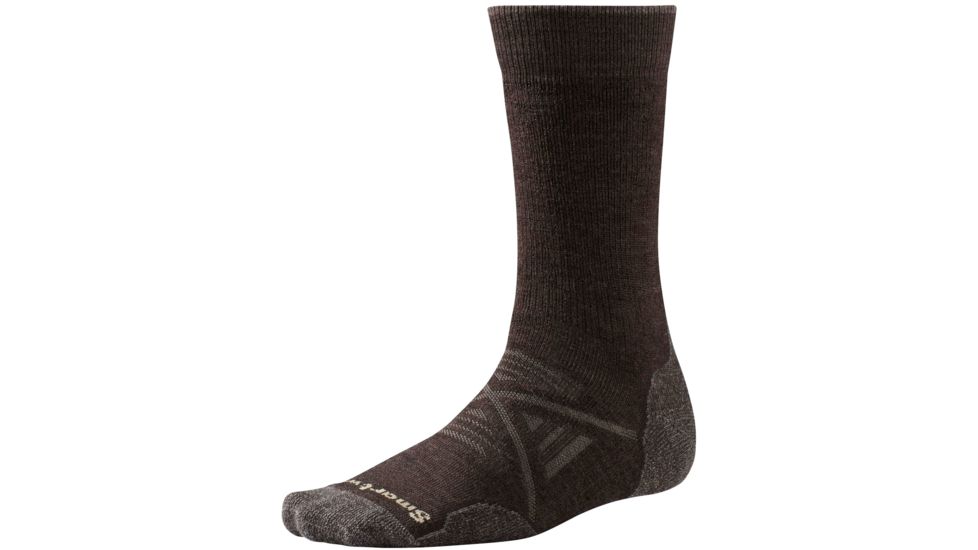 Smartwool PhD Outdoor Medium Crew - Unisex, Chestnut, Extra Large, SW001071207-XL