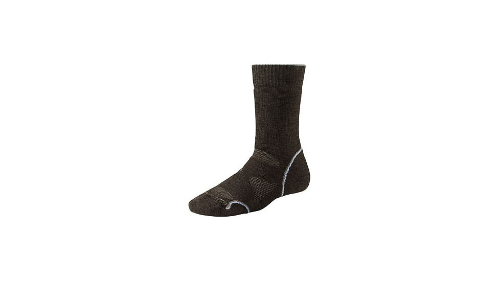 Smartwool PhD Outdoor Medium Crew Sock - Women's-Medium-Chestnut/Sky