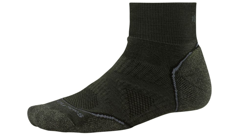 Smartwool PhD Outdoor Medium Mini Sock - Men's-Forest-Large