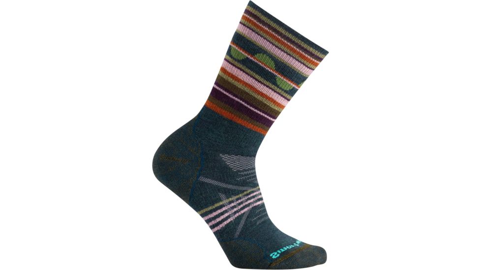 Smartwool PhD Outdoor Medium Pattern Crew Sock - Women's-Lochness-Medium