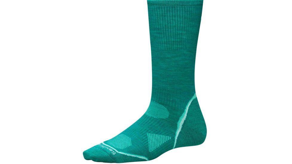 Smartwool PhD Outdoor Ultra Light Crew Sock - Womens-Dark Spearmint-Medium