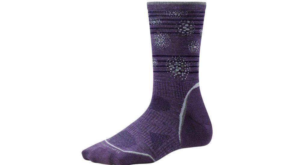 Smartwool PhD Outdoor Ultra Light Crew Sock - Women's-Desert Purple-Medium