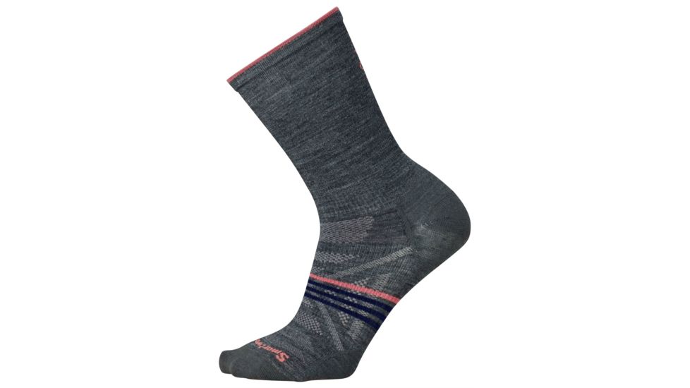 Smartwool PhD Outdoor Ultra Light Crew Sock - Women's-Medium Gray-Small
