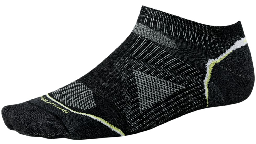 Smartwool PhD Outdoor Ultra Light Micro 3 Pack Socks - Men's-Black-Large
