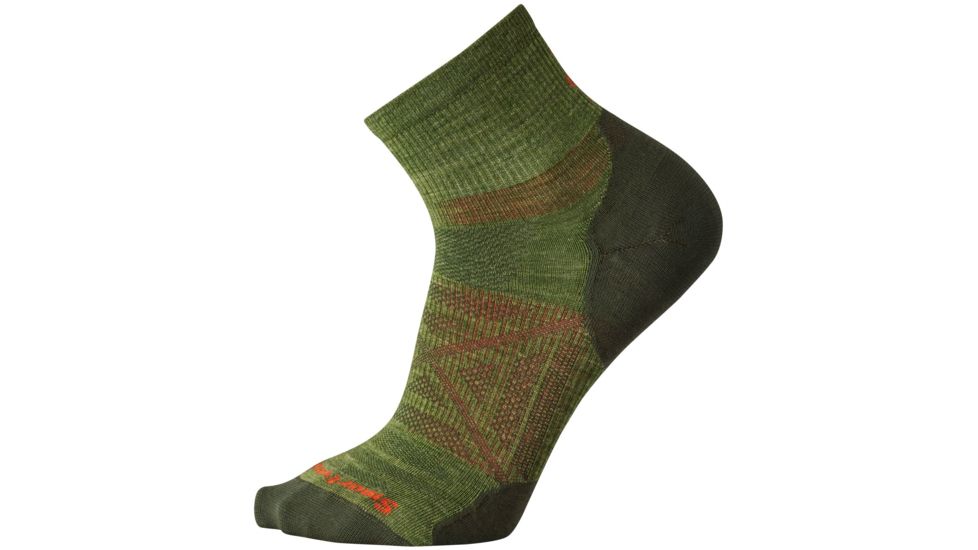 Smartwool PhD Outdoor Ultra Light Mini Sock - Men's-Light Loden-Large