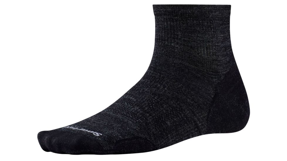 Smartwool PhD Outdoor Ultra Light Mini Sock - Men's-Medium-Charcoal