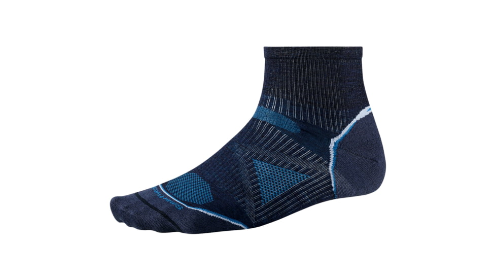 Smartwool PhD Outdoor Ultra Light Mini Sock - Mens-Navy-Large