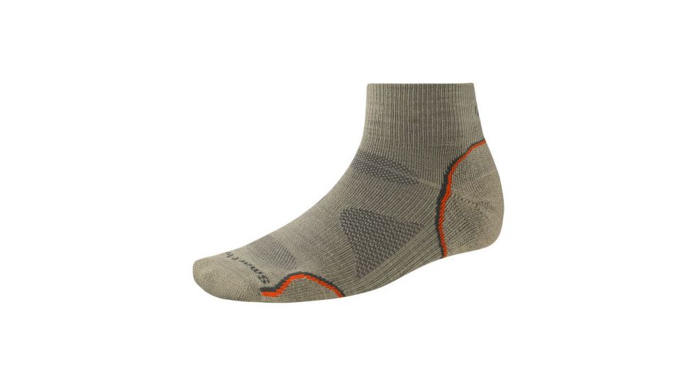 Smartwool PhD Outdoor Ultra Light Mini Sock - Pumice/Charcoal XLClearance