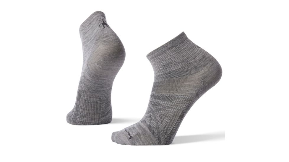 Smartwool PhD Outdoor Ultra Light Mini Socks, Light Gray, Medium, SW001412039-M