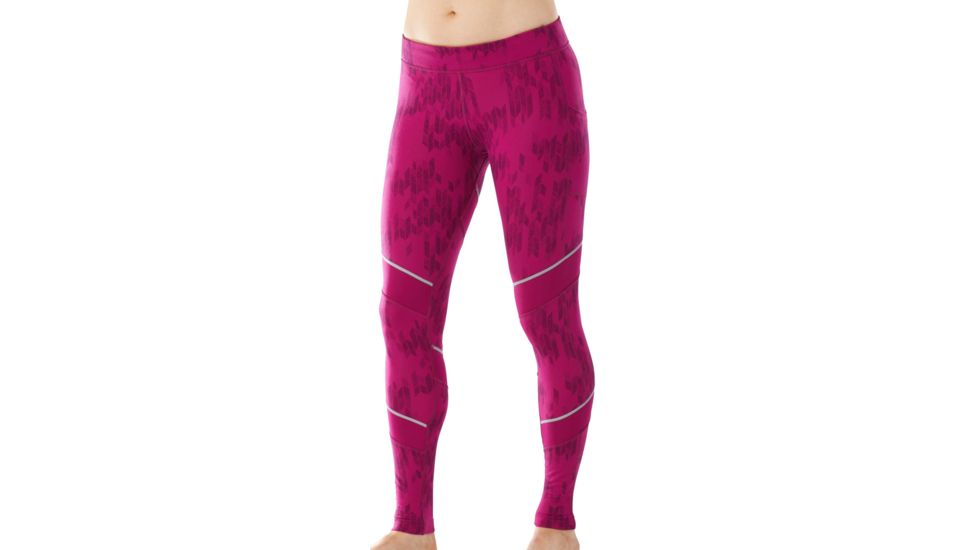 Smartwool Phd Printed Tight - Women's-Berry-Medium