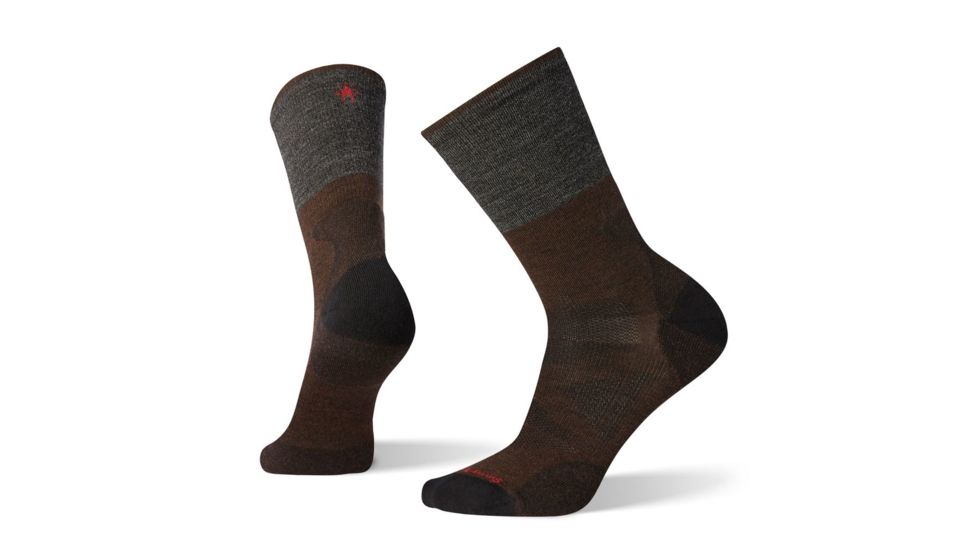 Smartwool PhD Pro Approach Crew Socks, Chestnut, Medium, SW001038207-M