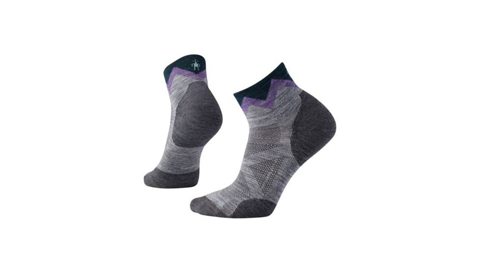 Smartwool PhD Pro Approach Light Elite Mini Sock - Women's, Light Gray, Small SW001099039-S