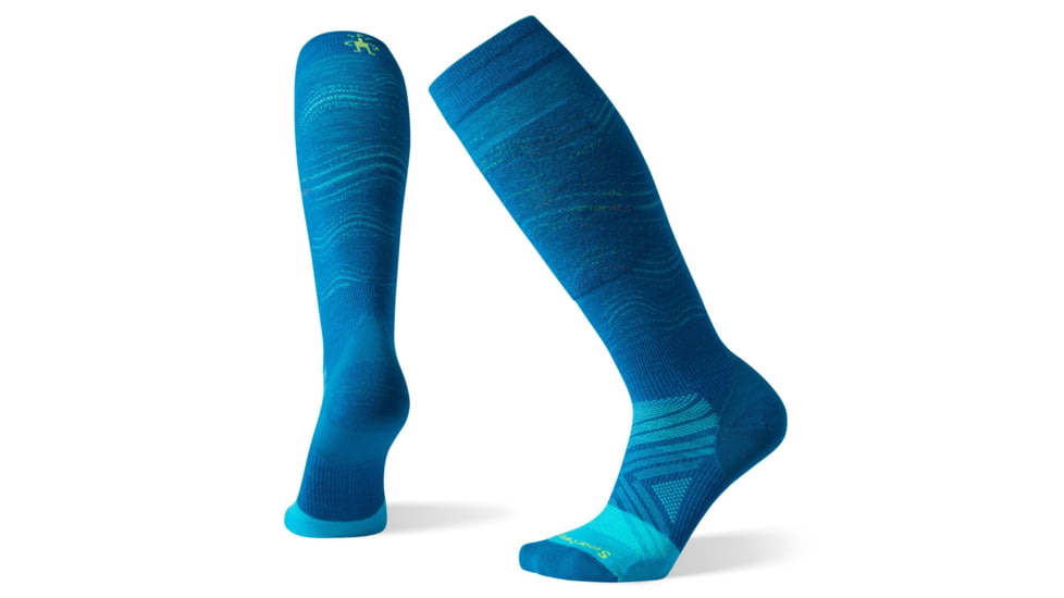 Smartwool PhD Pro Ski Race Socks - Womens, Ocean Abyss, Large, SW001441E21-L
