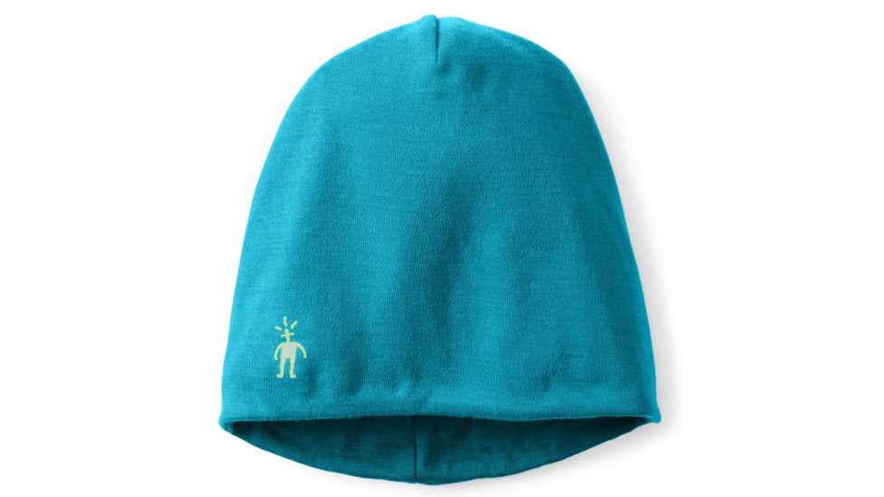 Smartwool PhD Reversible Training Beanie - Men's-Glacial Blue