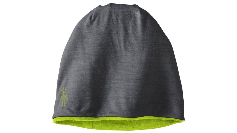Smartwool PhD Reversible Training Beanie - Mens-Graphite